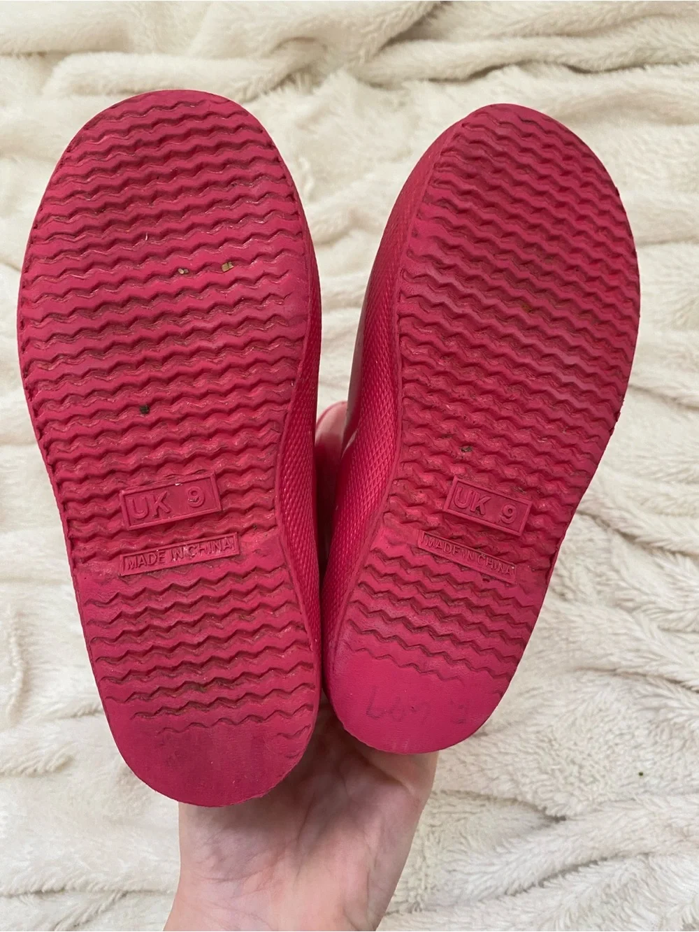 Hunter Original Kids First Classic Gloss rain boots pink Sz 10.5Y